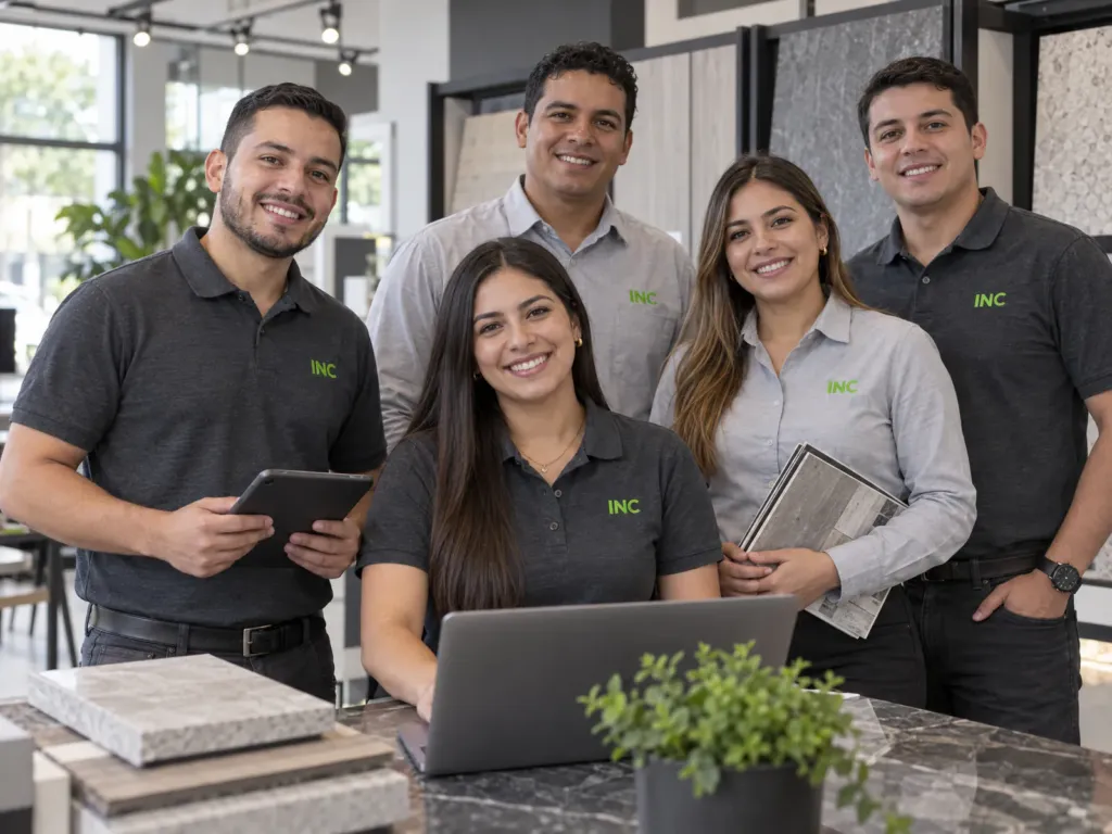 Uniformes corporativos para áreas comerciales
