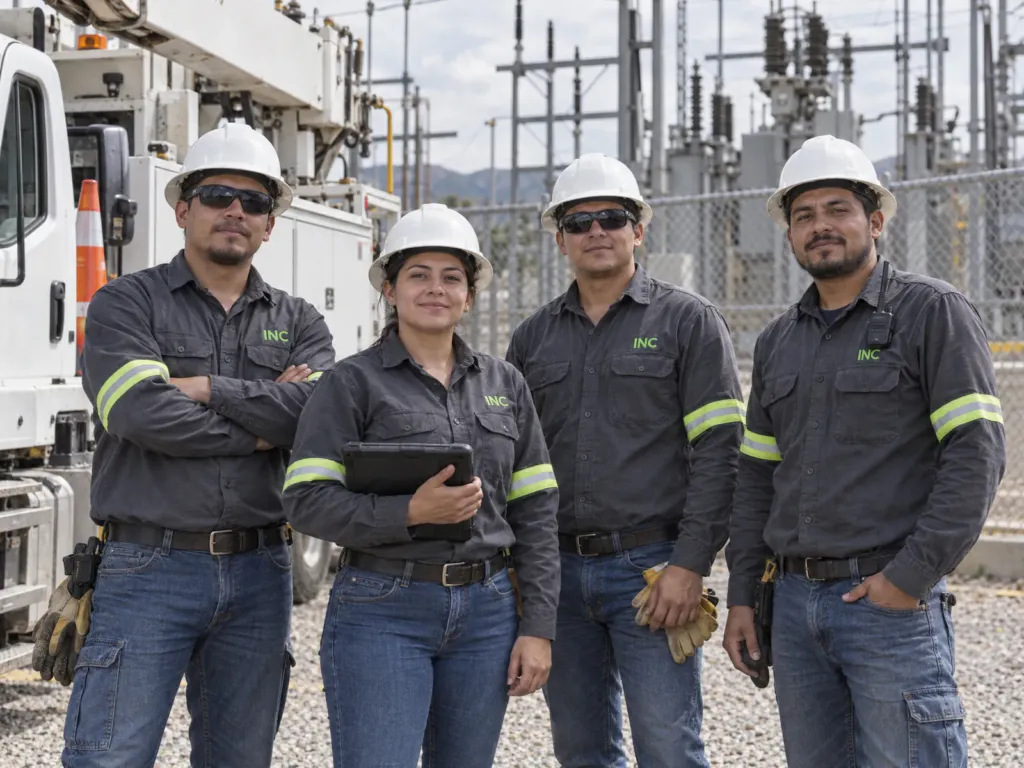 Prendas ignífugas para contratistas eléctricos